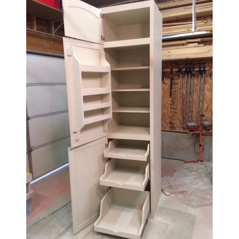 Lightweight Aluminum RV High Cabinet Wardrobe Multi-layer Shelving Drawer