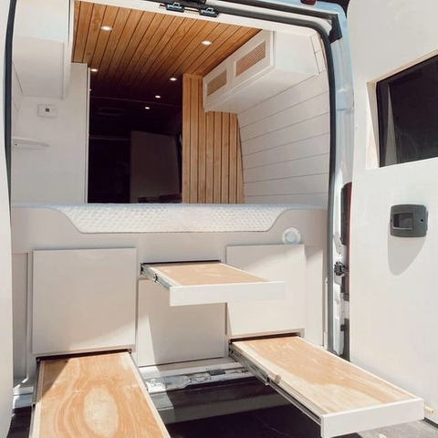 Multi-function travel Lightweight Aluminum RV furniture Motorhome sprinter van rv customized bed