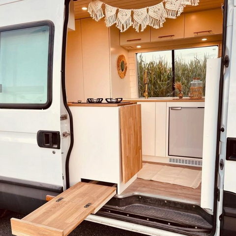 Customized color Aluminum Honeycomb kitchen Cabinets Waterproof Fireproof campervan accessories