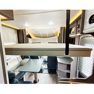 Factory Sales RV Lift Bed Aluminum Caravan Furniture Customization Electric Lift Bed