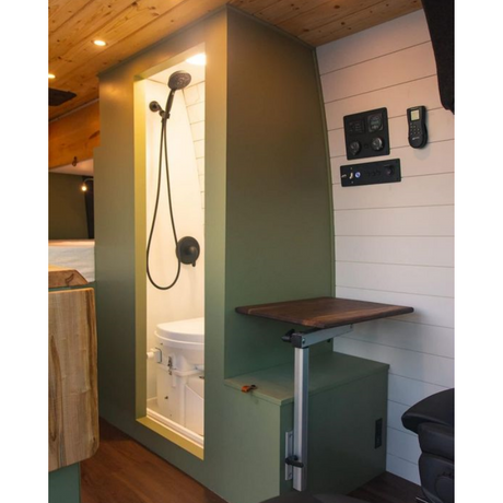 Durable RV Custom Aluminum Shower Room Lightweight Aluminum Honeycomb RV Furniture