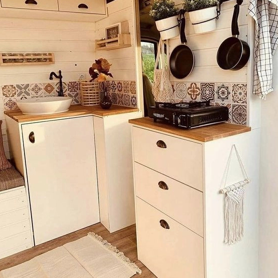 Practical RV kitchen cabinets aluminum camper kitchen cabinets RV motorhome accessories