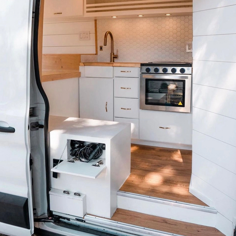 High quality RV kitchen cabinet with drawers aluminum honeycomb panel camper accessories