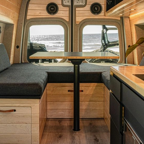 multi-functional Personal custom RV sofa bed storage aluminum sprinter van motorhome rv customized bed 