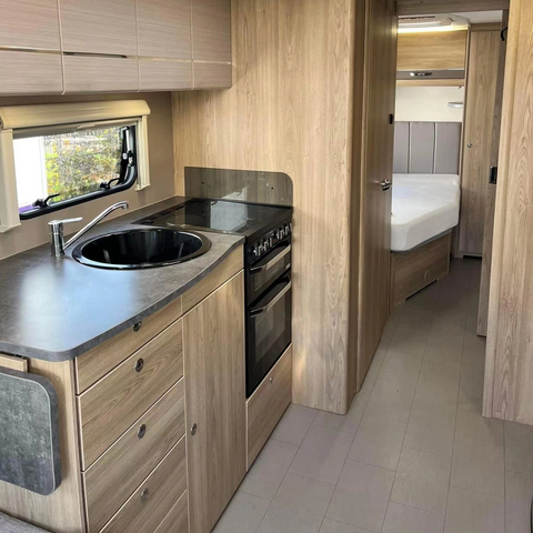 Multi-function camping aluminium honey comb rv furniture for camper van space-saving kitchen cabinet