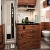 Composite Lightweight aluminum RV kitchen Cabinets Waterproof Fireproof Camper Van RV Custom furniture 