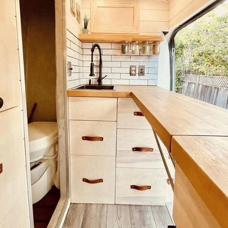 Cost-effective lightweight aluminum RV kitchen cabinet multifunction camper caravan motorhome rv furnitiure