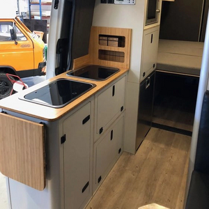 Multi-function cooking RV kitchen cabinet with drawers storage aluminum honeycomb panel camper accessories